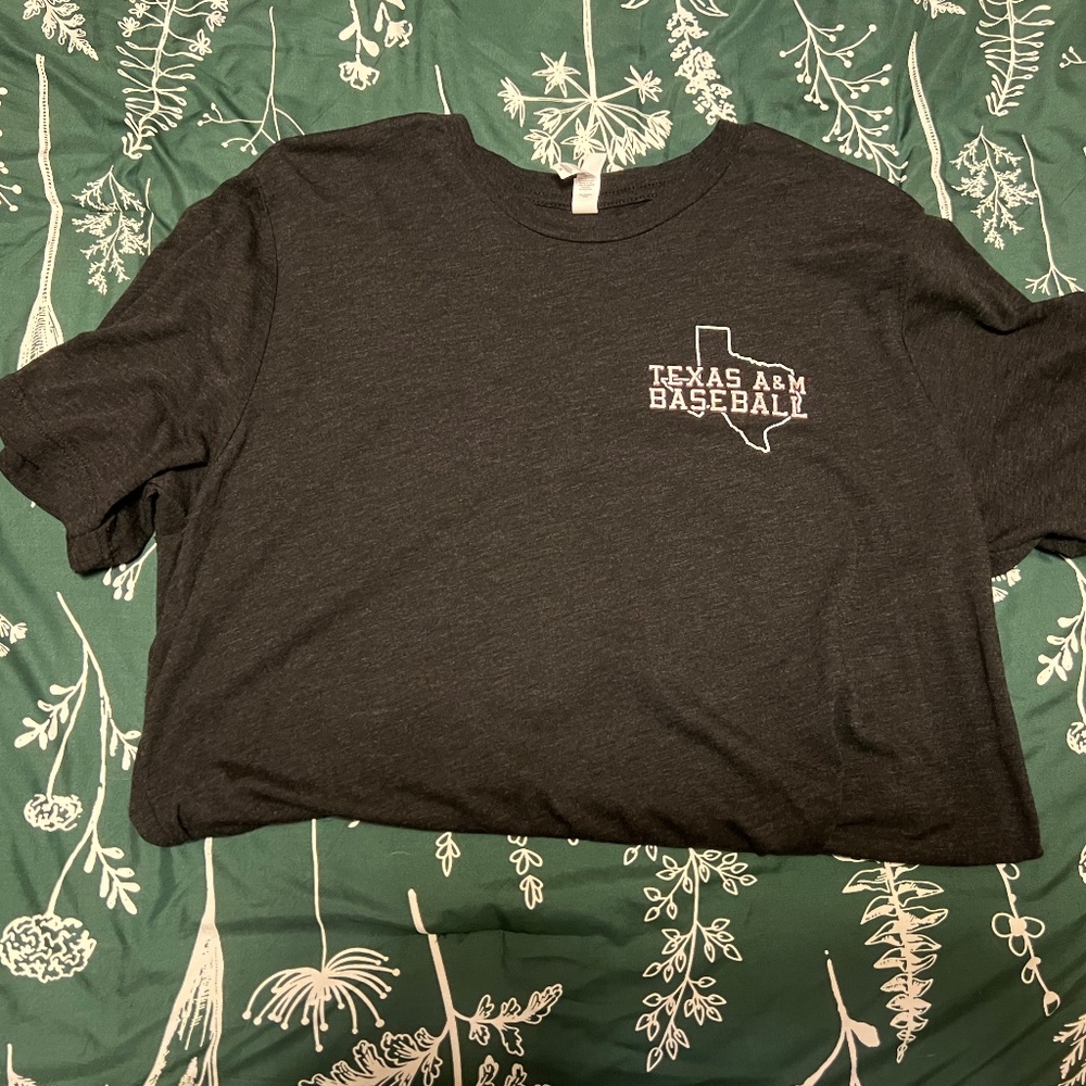 Unisex Texas Aggies Baseball Never Worn XL Bella Canvas